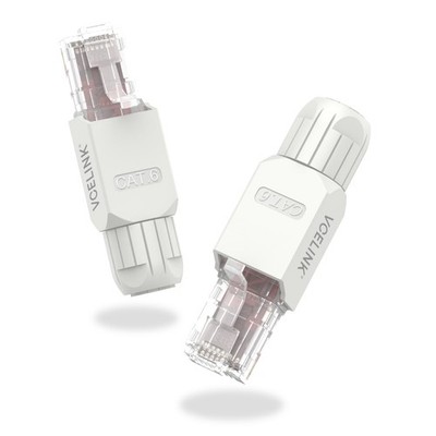 Rj45 Connector Toolfree Cat6 Field Termination Plug Gold Plated Modular Plug Utp