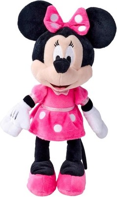 Simba - Disney Minnie Mouse, 25cm Plüschtier Im Pinken Kleid, Kuscheltier