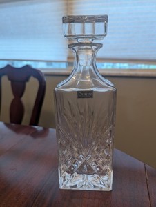 Crystal Godinger Dublin Ireland Whiskey Decanter W Crystal Stopper