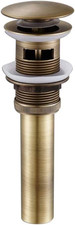 Bathroom Faucet Vessel Vanity Sink Large Pop Up Drain Stopper with Overflow, ...
