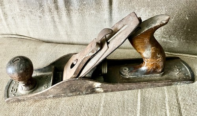 #ad Vintage Stanley Bailey No 5 Wood Plane Made in USA $49.99