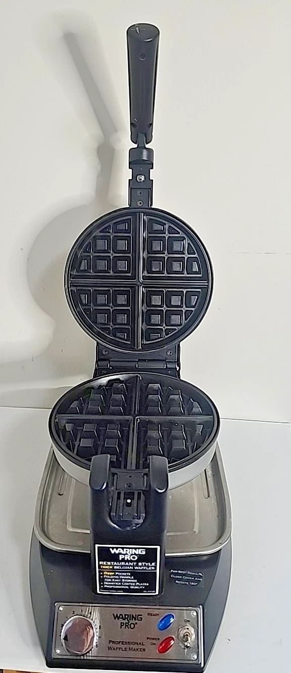 Waring Pro Professional Restaurant Style Belgian Waffle Maker WWM400 Stainless