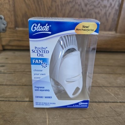 GLADE Plugins Scented Oil Warmer FAN Plug In Air Freshener NO REFILLS