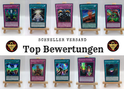 YU-GI-OH! Zauberkarten & Fallenkarten Einzelkarten zum aussuchen A-V