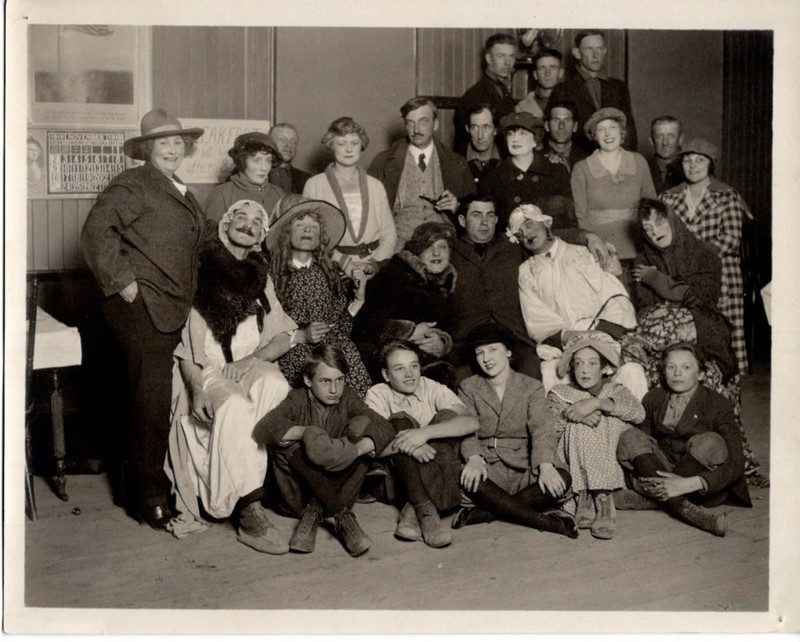 MARY PICKFORD VINTAGE ORIGINAL Estate Photo Theatrical Group, Costume Party