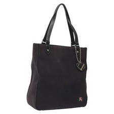 Borsa a mano BURBERRY tela nero argento originale ti3087