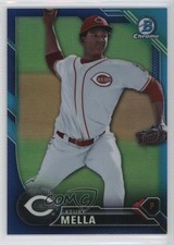 2016 Bowman Chrome Prospects Blue Refractor 136/150 Keury Mella #BCP118 0g4