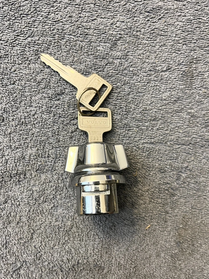 Volvo 240 262 264 164 manija cerradura maletero llave manija trunk lock NOS Foto 3 de 4