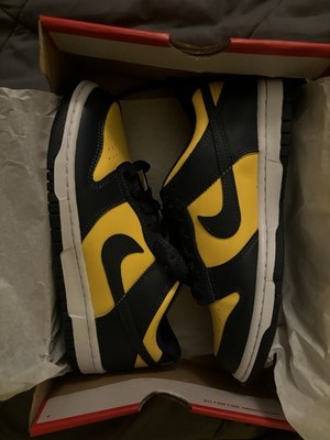 Nike Dunk Low Retro Black Yellow Sneakers