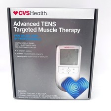 CVS NEW SEALED Health Advanced TENS Targeted Muscle Therapy Unit 15 Programs