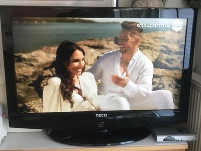 LCD TV Flachbild - Fernseher mit Fernbedienung HDMI 37Zoll 91x82cm TA3796RV Teco