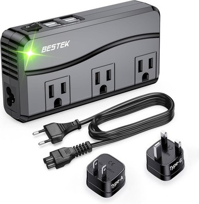 European Travel Plug Adapter 220V To 110V Voltage Converter US To Europe 2000W