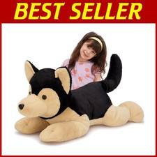 32" Giant German Shepherd Dog Stuffed Animal