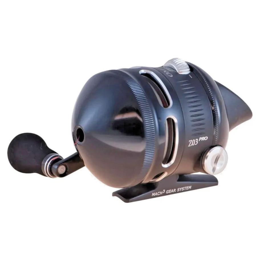 ZEBCO OMEGA Z03PRO 3.4:1 Gear Ratio w 10LB LINE 7 BB Spincast Reel 19 ipt NIB
