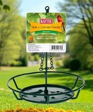 Kaytee Wild Bird Metal Stak and Cylinder Bird Feeder
