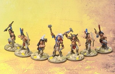 Pro Painted To Order 7 Plains Indians Dead Mans Hand Great Escape Games