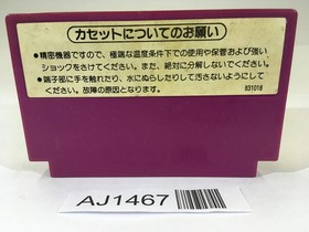 AJ1467 Spartan X Kung Fu Master NES Famicom Japan