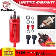 45PSI 35GPH External Inline High Pressure EFI Electric Fuel Pump for Walbro Kit