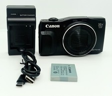  Near Mint/charger CanonPowerShot SX710 HS 20.3MP Digital Camera 30x Zoom Black