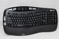 Logitech K350 Wireless Comfort Wave Ergonomic...