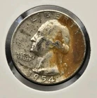 1954-S 90% Silver Washington Quarter US Mint San Francisco