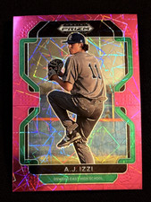 2022 Panini PRIZM PINK LASER REFRACTOR A.J. Izzi item 1