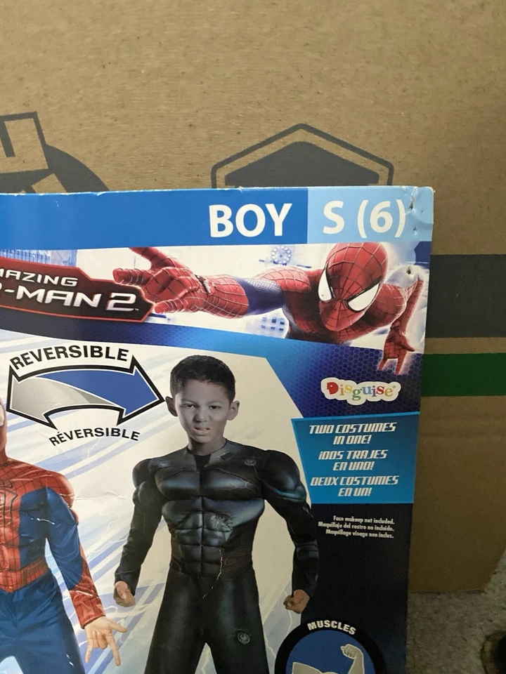 Disfraz Spiderman Reversible a Electro Muscular Acolchado Talla 8 Nuevo 7 8 Mediano Niños Foto 2 de 4