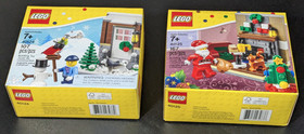 2 LEGO Christmas Winter Fun 40124 & Santa&rsquo;s Visit 40125 Exclusive Sets SEALED 🎅