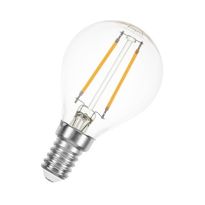 LHW-Licht LED-Leuchtmittel Tropfen 1W = 15W 100 Lumen E14 klar 2200K extra warm