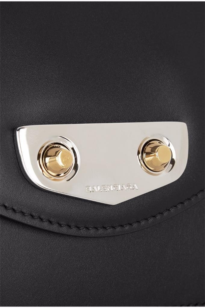 Balenciaga Black Leather Chain Shoulder Bag RRP $2595 New Auth image 10