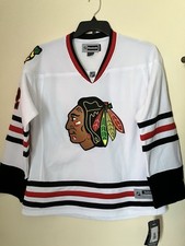 NWT - NHL Reebok Jersey W-XL White Chicago Blackhawks Keith #2