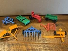 1968 MARX Sears Growing Farm Tractor with 6 Implements.  Very Nice Condition.