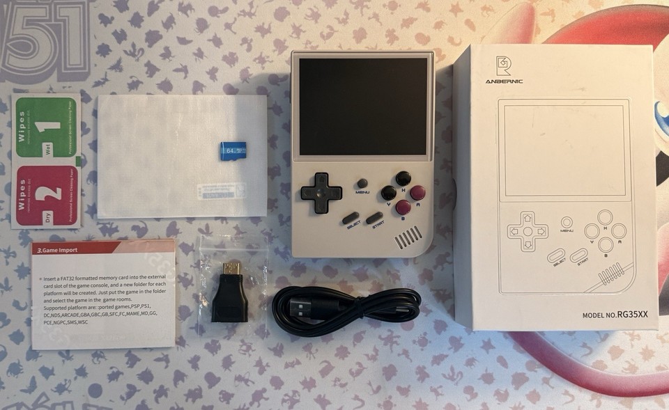 ANBERNIC is the legit name in retro handhelds — an open-box bundle deal on a well-regarded 3.5" IPS device is a genuinely smart teen gift.