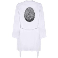 Small 'Human Fingerprint' Adult Dressing Robe / Gown RO00128435 