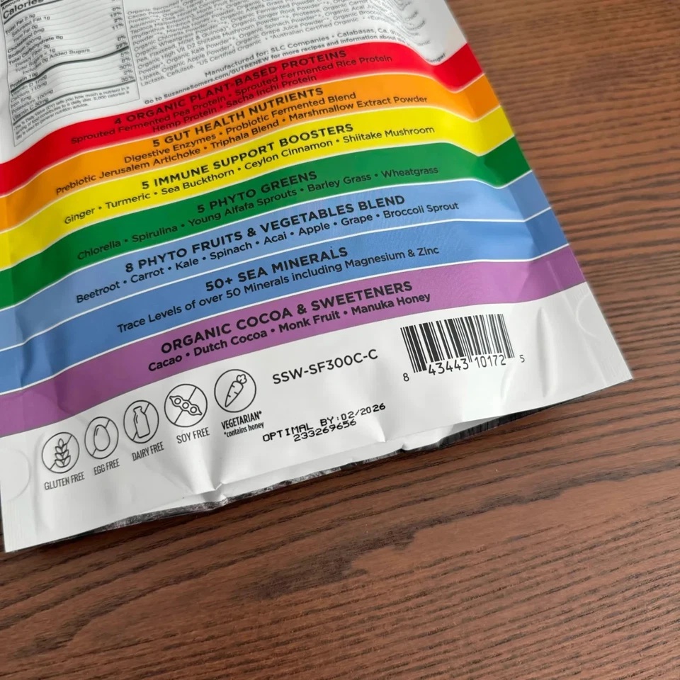 Suzanne Organics - Fórmula BUEN RENOVADA, 10 porciones, chocolate, 10,58 oz/300 g Foto 3 de 3