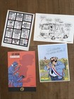 Les vieux fourneaux - Cauuet/Lupano - Lot de 3 ex-libris + 12 stickers - BD