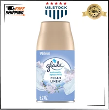 Glade Automatic Spray Refill,Air Freshener Home and Bathroom,Clean Linen,6.2Oz