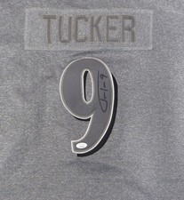 Baltimore Ravens Justin Tucker Autographed Signed Gray Nike Jersey JSA #B257053