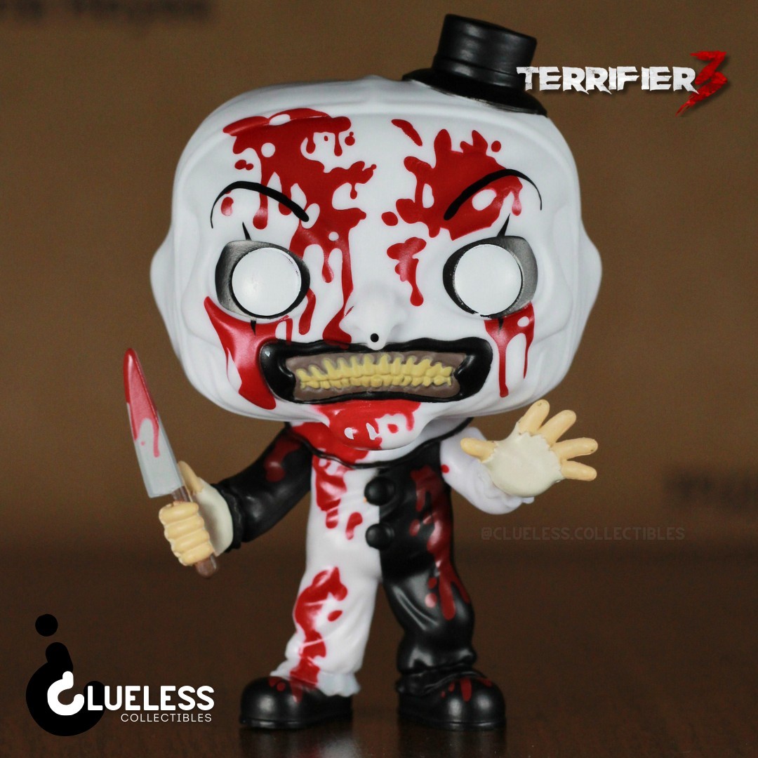 Funko POP 18+α体セット(バラ売り不可):プロテクター付き Funko Pop! Terrifier 3 Art the Clown Bloody #1948 - EE Exclusive