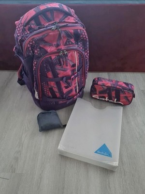 Satch Schulrucksack Candy Lazer  Lila Zubehör