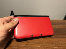Nintendo 3DS XL Handheld Game Console SPR-001 Red/Black - No Stylus Or Charger