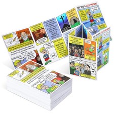 Dispowreath 100 Pcs are You A Good Person Kids Gospel Tract Card Christian T...