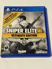 Sniper Elite 3 Ultimate Edition (Sony PlayStation 4, 2014) Complete CIB