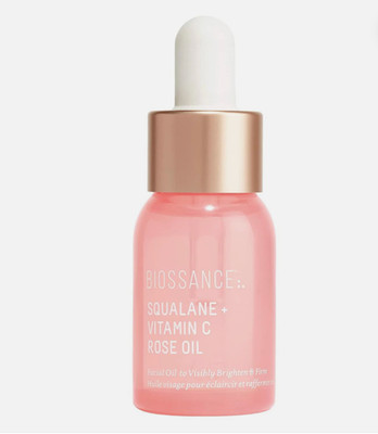 BIOSSANCE SQUALANE + VITAMIN C ROSE OIL -  2 Pack - Travel Size