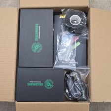 Dragonhawk Black Low Noise Tattoo Pen Machine Kit w/ Cartridge Needles Grip Tape