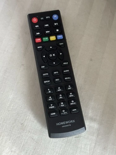 Genuine Mediasonic HomeWorx HW250STB Digital Converter Box Remote