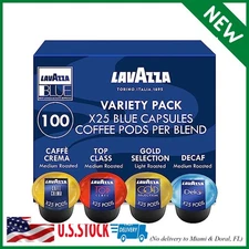 Lavazza Blue Capsules Coffee Pods 100-Count, Best Value Variety Pack - Top Class