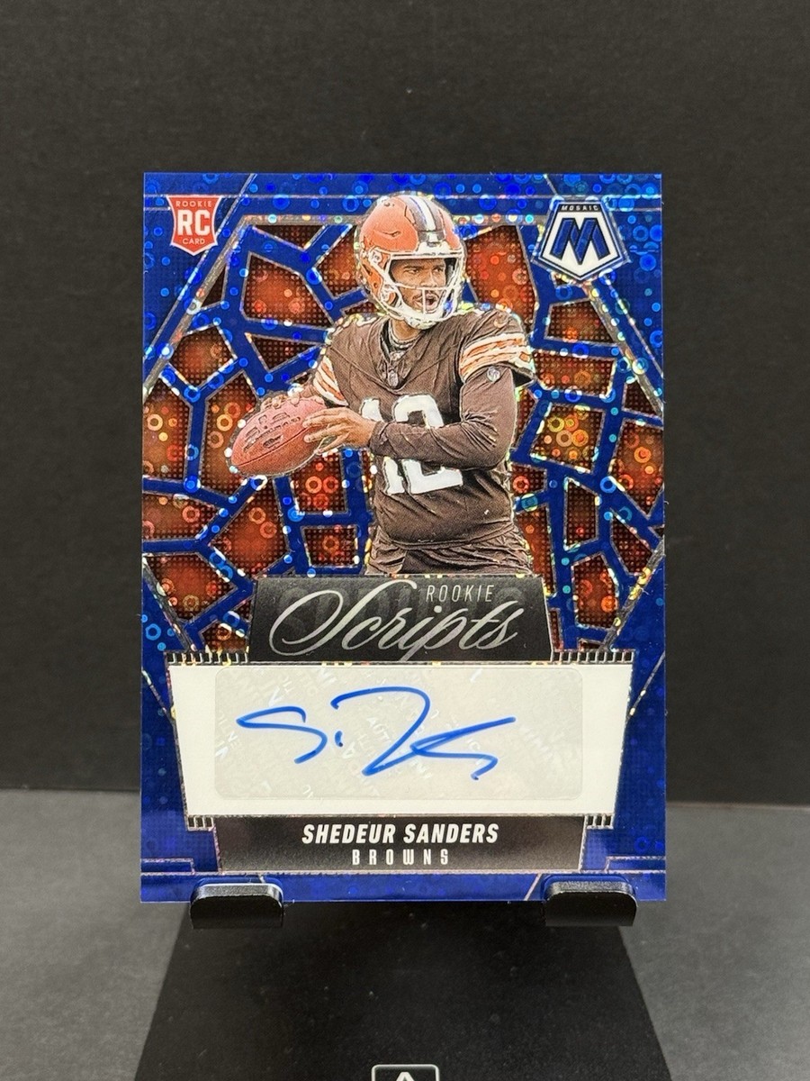 レア超美品プレミアム希少天板 Win11SSD1TB16GBOffice SV1 2025 Mosaic Football Shedeur Sanders Rookie Auto Scripts Blue No