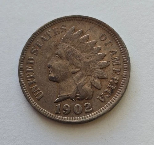 1902 Indian Cent Extra Fine