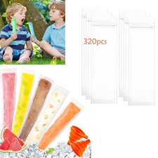 320X Disposable Ice Popsicle Mold Bags Freezer Tubes Healthy Snack Yogurt Stick